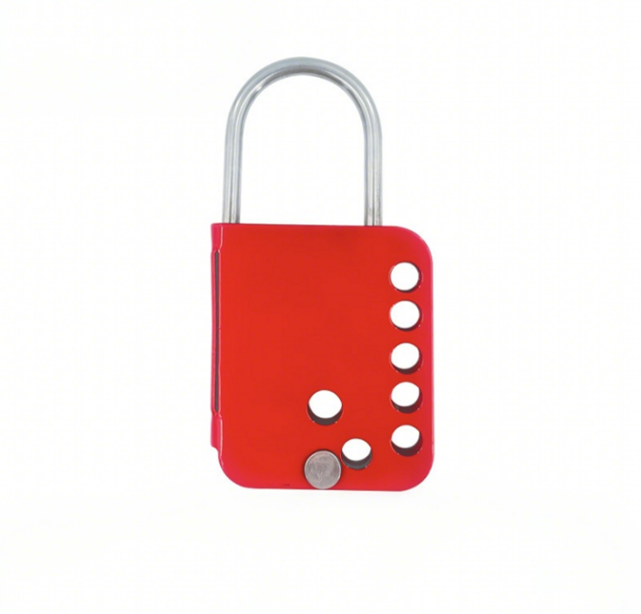 蝶形防撬钢制七孔搭扣锁