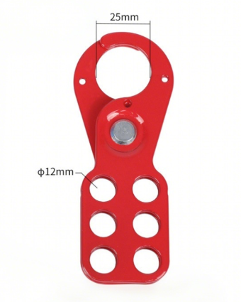 钢制搭扣锁 红色